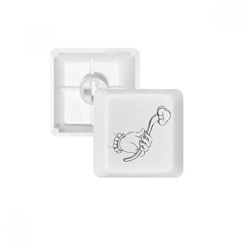 Keycaps PBT Bouddhisme pour clavier mécanique blanc de bureau zen