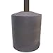 Pole Cover 3 Ring 4In Round Brown