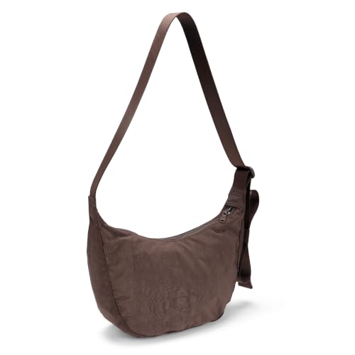 Image of Medium Nylon Crossbody Crescent Bag: Slouchy Style Shoulder Casual with Adjustable Strap