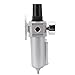 3 Stage Air Drying System Heavy Duty Aluminum Alloy Industrial Compressed Air Particulate Filter Dryer with Metal Bowl (1/2in NPT Manual Drain)