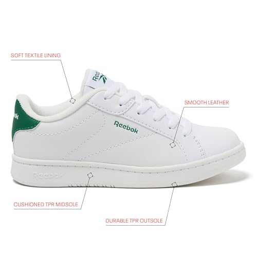 Reebok Shadoray Classic Kids Shoes, Boys and Girls Sneakers Size 11 to 7, Footwear White/Glen Green, 4.5 by Reebok - Used condition - Image 2