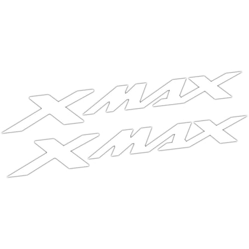 ���˃X�e�b�J�[�f�J�[�� �ɓK������ Xmax125 Xmax250 Xmax300 Xmax400�̃X�N�[�^�[�t�����g�X�g���C�v(Silver)