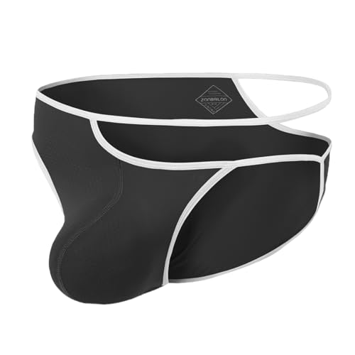 JINSHI Men's Tagless Briefs,Micro Mesh Underwear Briefs,Soft And Breathable Sexy Belt-Cord Underwear For Men2
