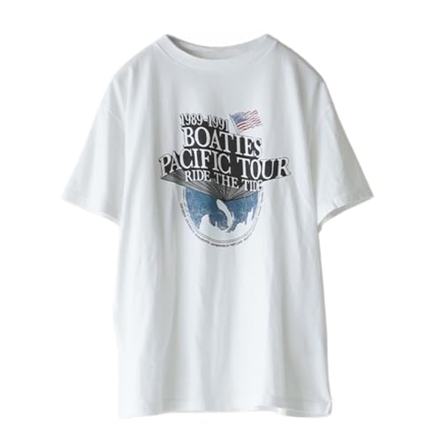 [ �V���]�[�� ] THE SHINZONE �u�[�e�B�[�c�A�[ T�V���c ���f�B�[�X BOATIES TOUR TEE 26MMSCU08 F0 / WHITE(col.01)