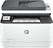 HP LaserJet Pro 3102fdw 3G630F, Impresora Láser A4 Multifunción Monocromo a Doble Cara automática, Escaner, Copiadora, Fax (33ppm, Wi-Fi, Procesador 800MHz, Memoria 512MB, Smart App) Blanca y Gris