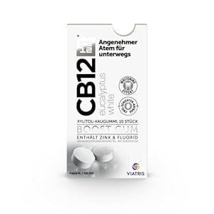 CB12 Boost Eukalyptus White Kaugummi, 10 Stück