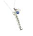 Solid Sterling Silver Bar Four-Sided Personalized Hand Stamped Necklace - .925 Genuine Sterling Silver Necklace by Hannah Design