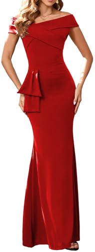 Image of VisiChenup Elegant Wedding Guest Formal Dresses for Women