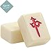 Produktbild Mahjong Mini Mahjong Sparrow Kleine Reise Hand Reiben Schlafsaal Mahjong Marke Home Puzzle Freizeitspiele Umweltfreundliches Melamin (Color : Tooth Color, Size : 3 * 2.5cm*144)