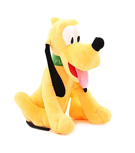 Image of Tickles Cartoon Pluto Stuffed Soft Plush Animal Toy Birthday Gifts (Color: Yellow Size: 20 cm Small Size)