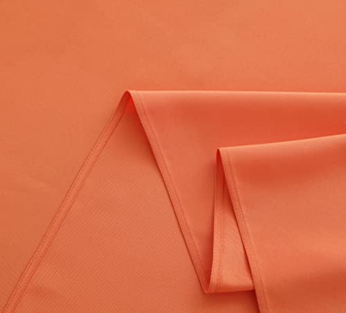 Image of FOLINS&HOME Orange Rectangle Tablecloth 54 x 78 Inch Waterproof Table Cloth