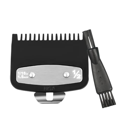 Tondeuse à Cheveux Limite Peigne, 1.5 mm Sabot Tondeuse, Guide de Coupe Peigne, Sabot pour Tondeuses, Guide Ensemble Peigne pour Accessoires de Tondeuse de...
