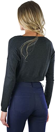 Image of ToBeInStyle Women's Long Sleeve Cropped Sweater