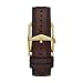 Fossil Men's Carraway Quartz Stainless Steel and Leather Watch, Three-Hand Watches for Men, Color: Gold, Brown (Model: FS6011)