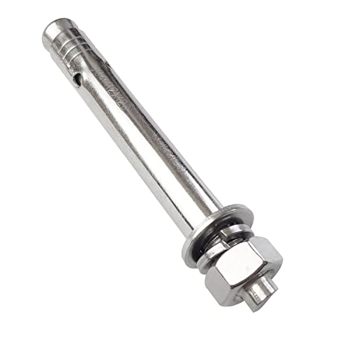 Image of 10 Pack M12x120mm Expansion Bolts Anchor Bolt 304 Stainless Steel External Hex Expansion Screw Bolt Sleeve Anchor Fastener Wall Concrete
