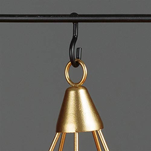 Grands bougeoirs géométriques en métal – Centre de table décoratif moderne pour mariages, décoration d'intérieur, cérémonies et anniversaires – Bougeoirs élégants pour intérieurs élégants