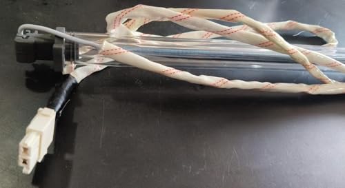 Image of Refrigerator Defrost Heater compatible with H.A.I.E.R, 12 Inch, Transparent, with Connector and fuse, Corded Electric