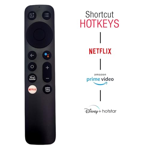 Remote Compatible for Oneplus LED LCD TV | Suitable for Original oneplus Pro Series FHD Smart Android 4K UHD QLED Television (V3 No Voice) 2 31Rta4UtOAL
