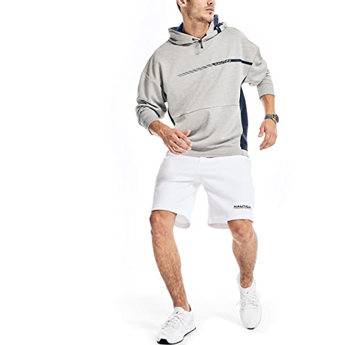 Nautica Men's Competition Sustainably Crafted Logo Drawcord Pullover Hoodie2