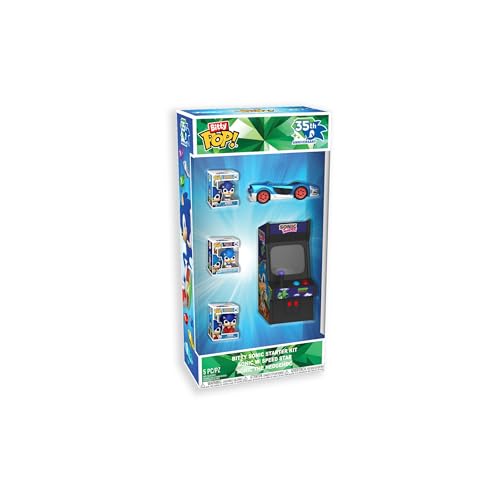 Bitty POP! Starter Set: Sonic the Hedgehog - 3 Mini Figures - Ride - Arcade - 5 Pieces