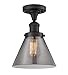 Innovations 517-1CH-OB-G43-LED 1 Light Vintage Dimmable LED Semi-Flush Mount, Oil Rubbed Bronze