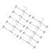 Housoutil Pants Rack Hangers for Skirts Hook Hanger Tie Rack Hanger Suit Hanger Coat Hangers with Clip Hanger Holder Plastic Storage Hanger Adjustable Pants Rack Clothes Drying Rack 10pcs