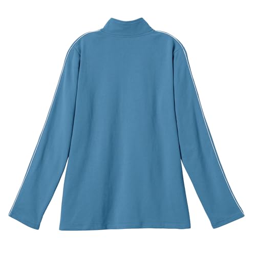 CATALOG CLASSICS Womens Sweat Suits 2 Piece Set Jogger Track Suits, Thin Stripe3