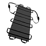 Patiententransfer, Pad Für Notfallrettung, Bewegliche Trage, Wasserdichtes Positionierungspad Für Behinderte Ältere Menschen Mit Mobilitätsunterstützung(Black-with shoulder strap)