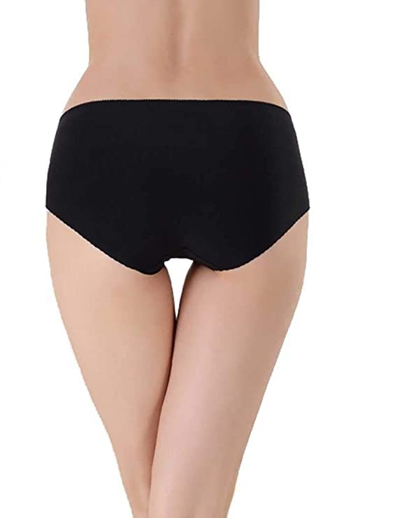 Image of LOURYN KOULYN Women's Ice Silk Seamless Hipster Panties(S to 3XL) (Pack of 3)