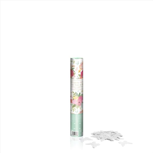Miniatura 3 de Oh Yeah - 3 Unidades - Cañón Confeti Mariposas Blancas - 30 Cm - Fiestas Y Celebraciones - Ideal Para Bodas, Cumpleaños, Eventos Y Despedidas - Gran Potencia De Alcance - Fácil De Usar