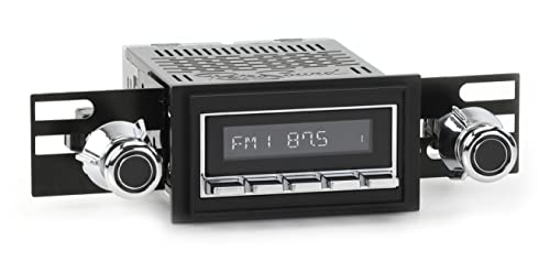 RetroRadio Compatible with 1975-80 Mercury Bobcat Features Include Bluetooth, AUX, AM/FM LAC-M1-221-55P-75PMC5