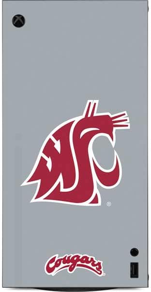 Skinit Decal Gaming Skin Compatible with Xbox Series X Digital Edition Console - Officially Licensed Washington State University WSU Cougars Design