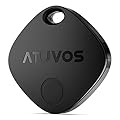 ATUVOS Air Tag Smart Tracker 1 Pezzo, Bluetooth Localizzatore Compatibile con Apple Dov'è (solo iOS, Android non supportato), Trova oggetti e chiavi, Bagagli/Valigie/Portafogli, Batteria Sostituibile.