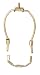 B&P Lamp 4 1/2" Harp, Brass Plated, Regular Weight