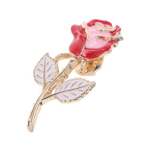 Broche fleur de rose rétro, l'atout élégance artistique pour sublimer vos tenues de soirée