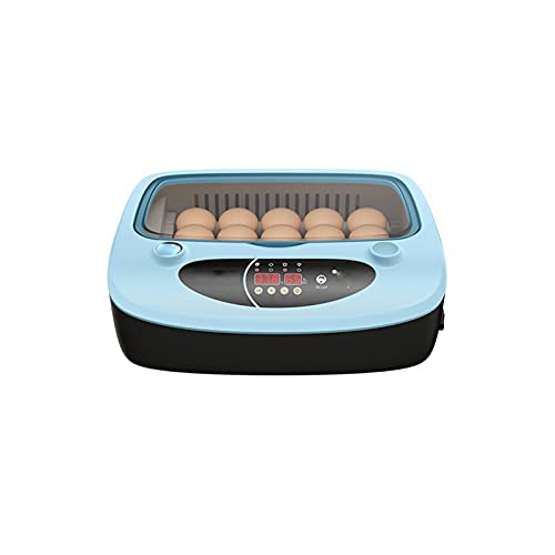ZXZUCVE Incubadora de ovos, incubadora de ovos de 15 ovos, incubadora inteligente automática, incubadora, incubadora pequena de tipo doméstico, incubadora de ovos de frango, pato e ganso