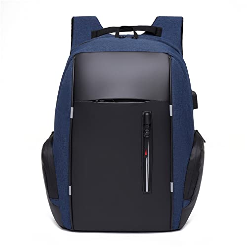 Sac à dos étanche homme bleu M ordinateur voyage connecté avec port USB