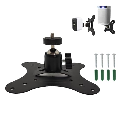 Vertically Mounted Projector Bracket - Universal Wall & Ceiling Mount with 1/4' Screw | Mini Camera...