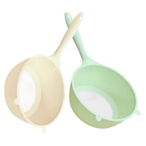 2 Piezas Cesta de drenaje de de arroz multifuncional colador filtro de alimentos bol drenar arco canasta de arroz pegajoso cesta lavadora de arroz tazón de arroz el plastico