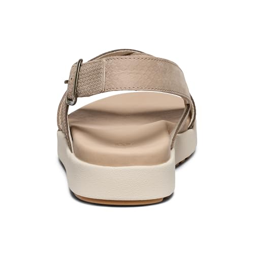 KEEN Women's Elle Luxe Cross Strap Cute Comfortable Leather Sandals3