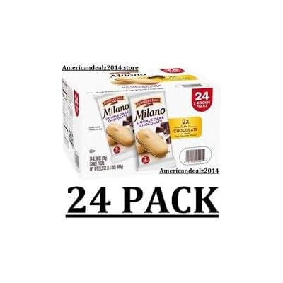 Milano Double Dark Chocolate Cookies, 0.98 oz., 24 pk.