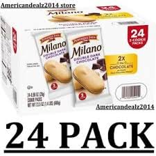 Milano Double Dark Chocolate Cookies, 0.98 oz., 24 pk.