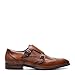 Stacy Adams Men's Karson Wingtip Double Monk Strap Loafer, Cognac, 9.5