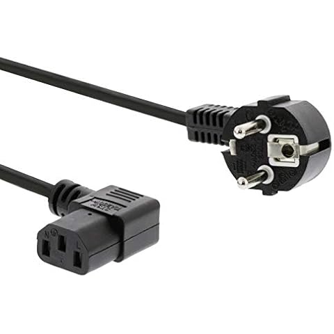 premiumcord kpsp5 – 90 – Network Cable, 204 Watts, 5 Meters, Connector CEE7/7, Black Cover
