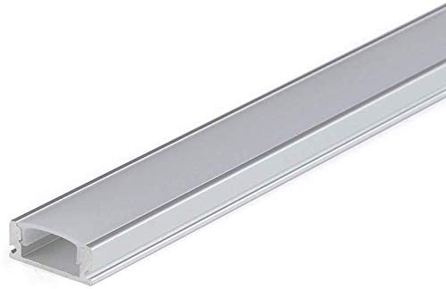 Tecno&Led® -10 METRI 5x2 Profilo Alluminio Piatto