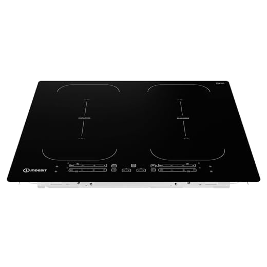 Indesit 59cm 4 Zone Induction Hob with DualZones