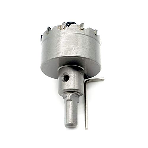 1 sega a tazza con denti in acciaio al carburo di tungsteno, set di punte per trapano per acciaio inox, acciaio dolce, ferro, rame e ottone.