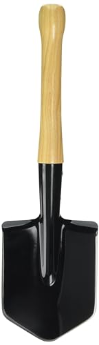 Image of Cold Steel Special Forces Spetsnaz Shovel CS-92SFS with Medium Carbon Steel Blade, Hickory Handle, and Core-Ex Sheath - 19.68 inch / 2mm Thick Blade