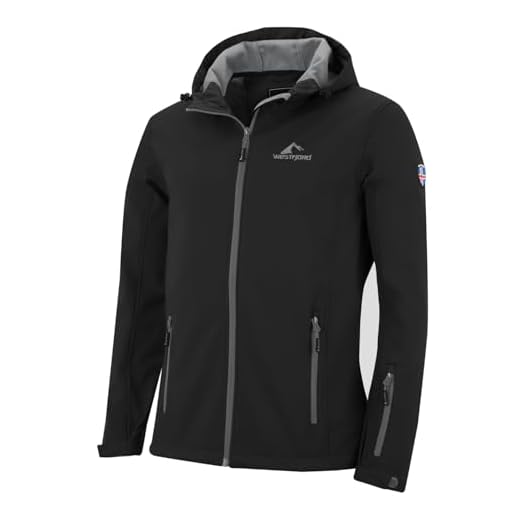 Westfjord Men's Eldfjall Jacket XL, Black/Grey
