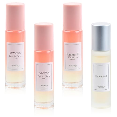 4 Stück 10ml Pheromone parfum woman Elegant Lang anhaltender Charme pheromone perfume Damen 4 blumige und fruchtige Düfte parfüm frauen für Verabredungen Partys Reisen und Business